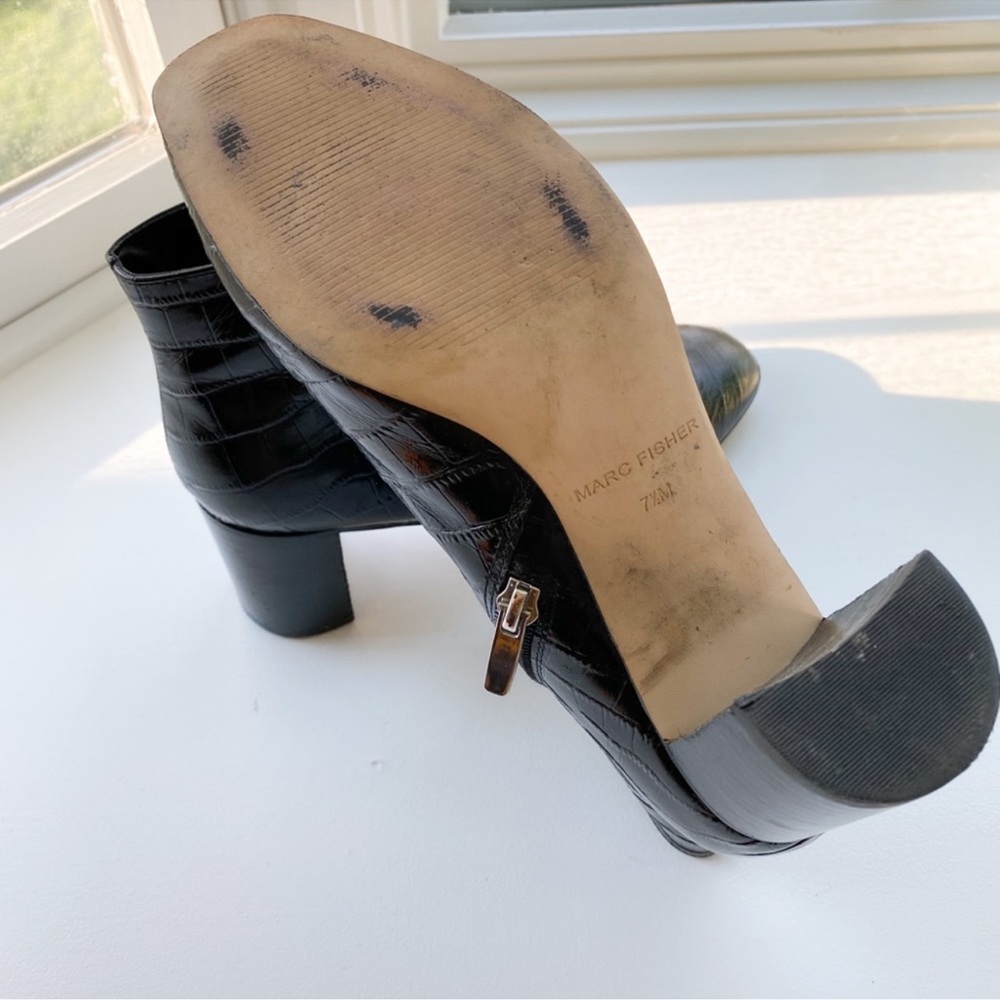 Marc Fisher Square Toe Booties - image 4